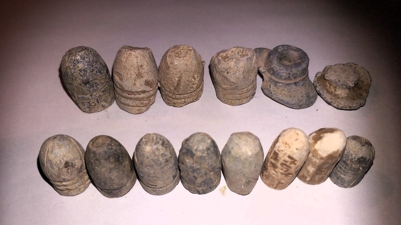 Originale  Blei  Geschosse  Bullets  Um 1870 -  Bodenfund