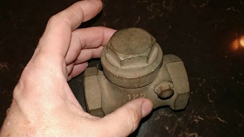 Vintage Kennedey 1 1/4 inch Brass Valve - 125 K/V - Steampunk