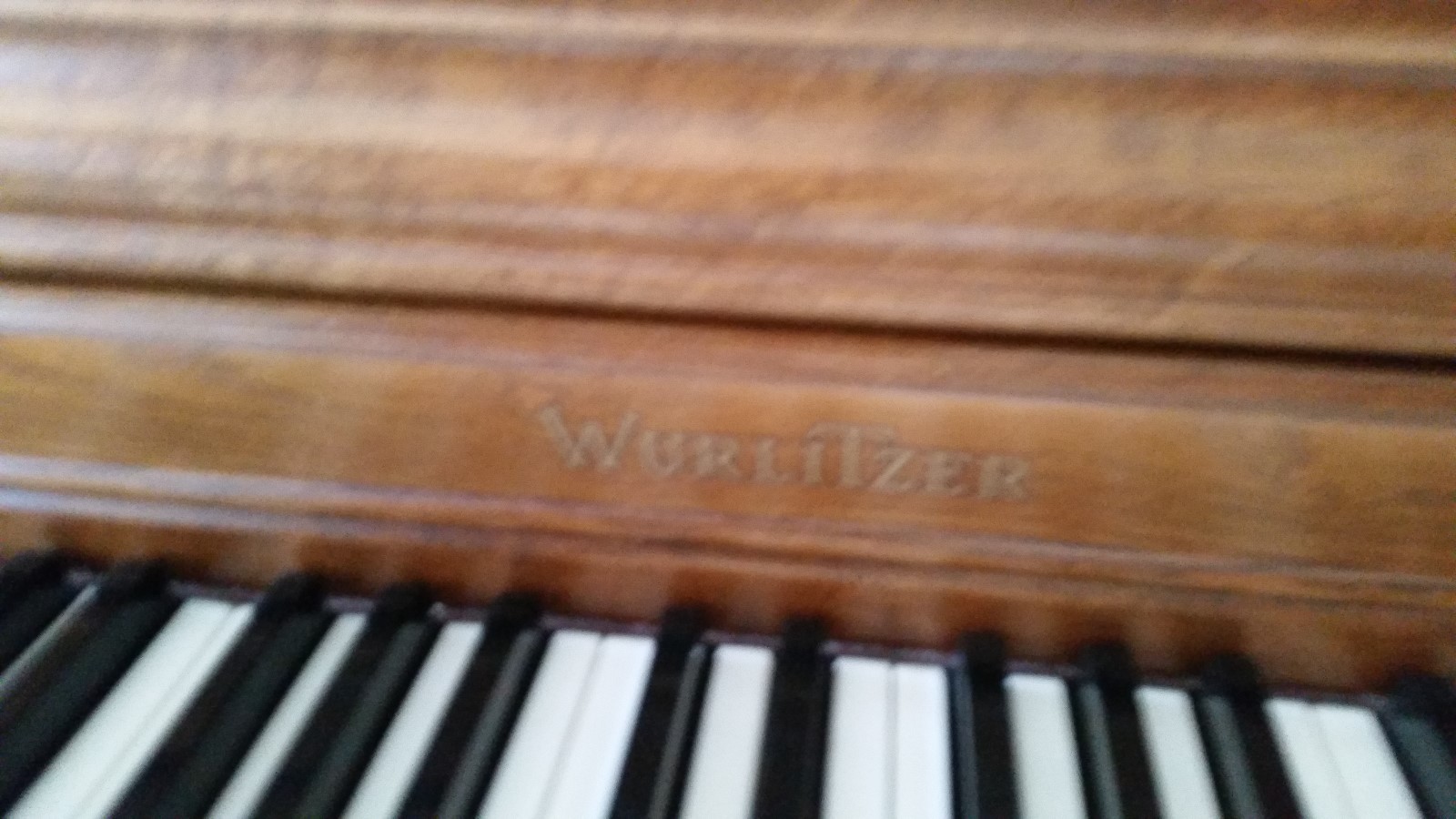 Wurlitzer Upright Piano with bench