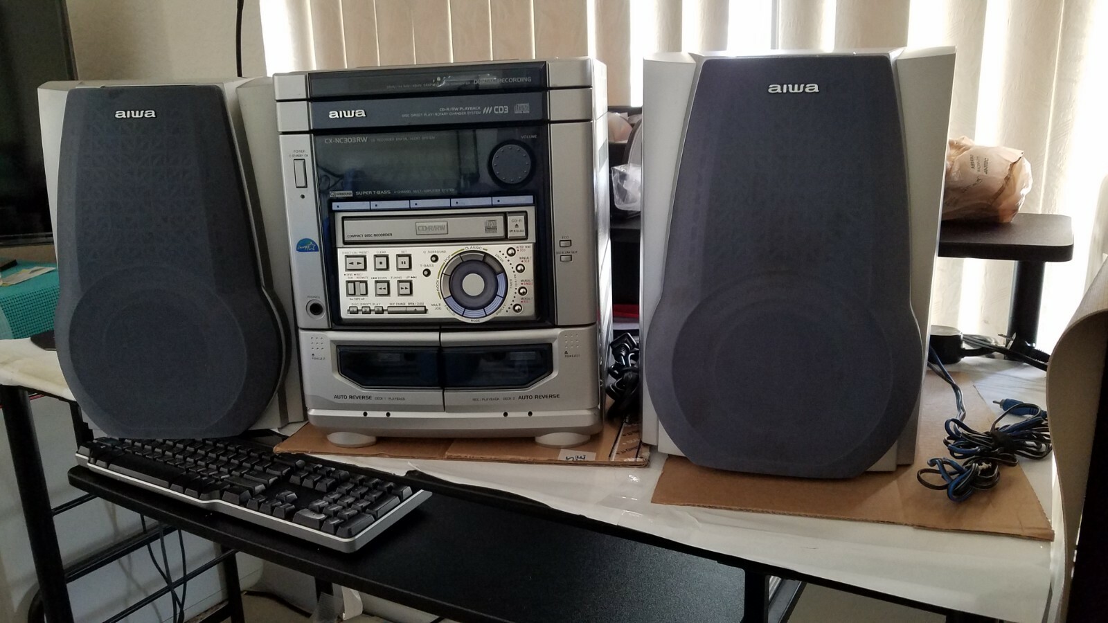 RARE Original Aiwa Stereo System w/ Cassette Decks (NOT WORKING)のeBay公認