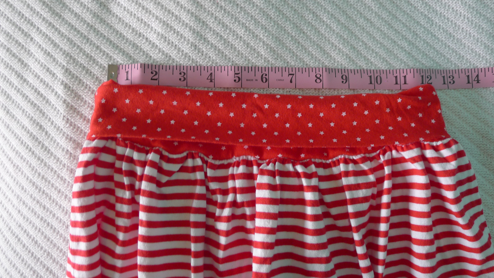 Gymboree NWT 10 Skater Skort Patriot Red Stripe Stars