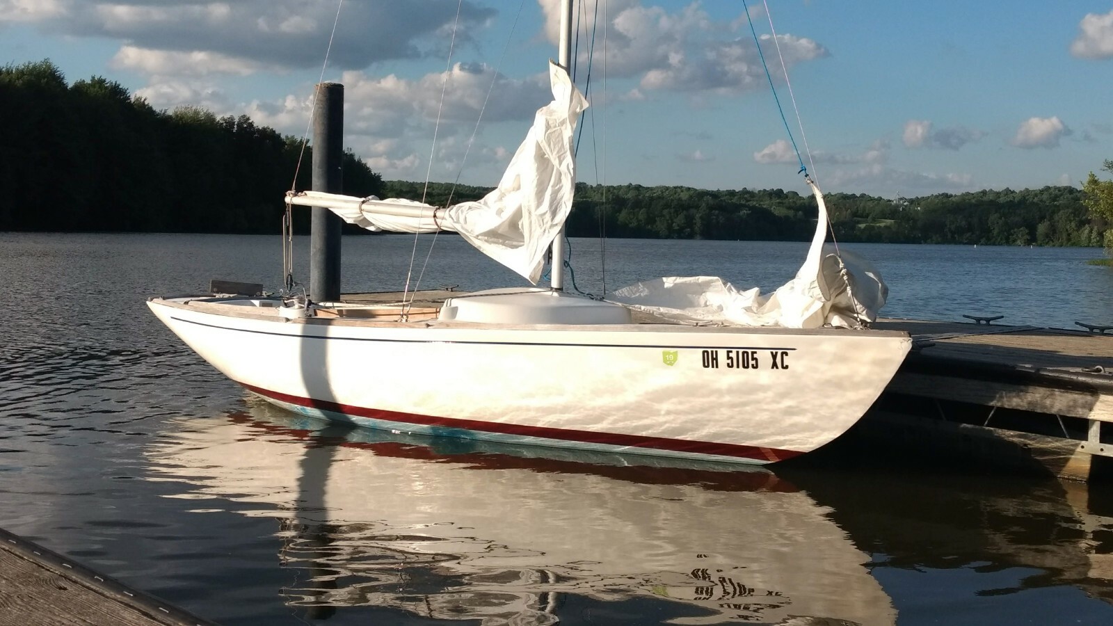 1977 McVay Minuet Sailboat with Trailer