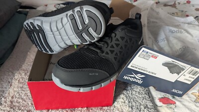 Reebok Sublite Cushion Work Alloy Toe Athletic Shoe size 7 Men/woman 9m