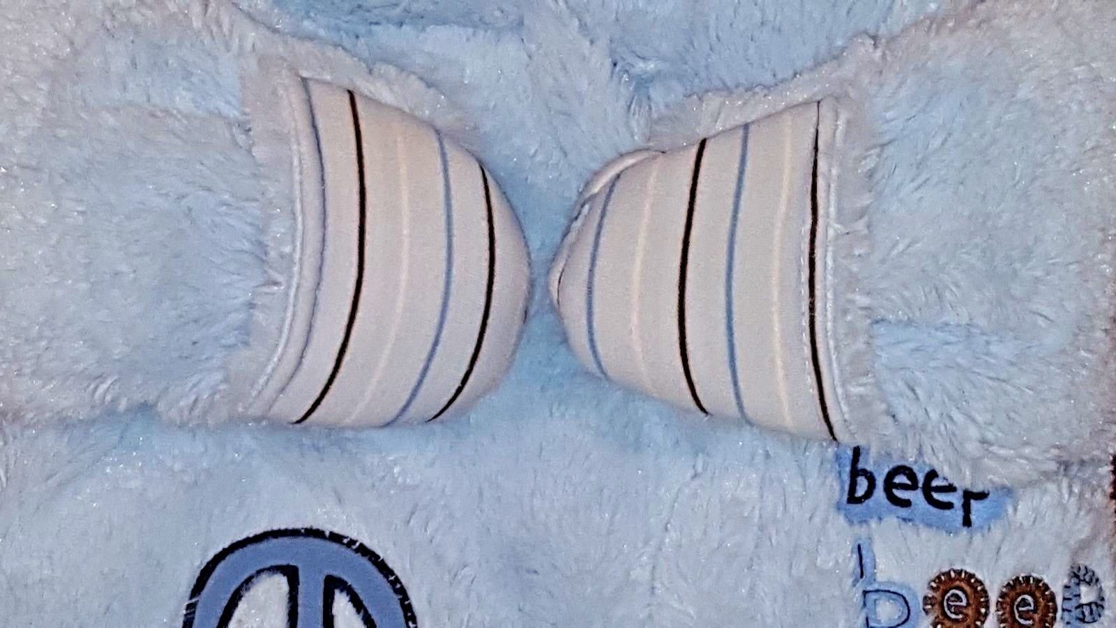 Miniwear RN 67391 - Baby Blue Newborn/Infant Hooded Snowsuit - Size: 0-3 Months