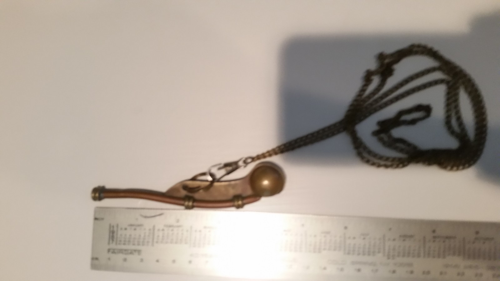 Vintage navy bosun/boatswain whistle and 22