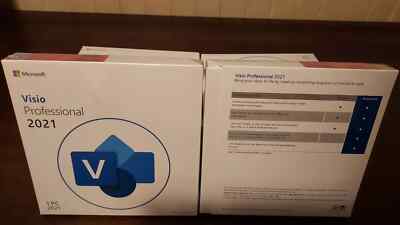 Microsoft Visio Pro 2021, one user authentic license, complete, shrink wrapped