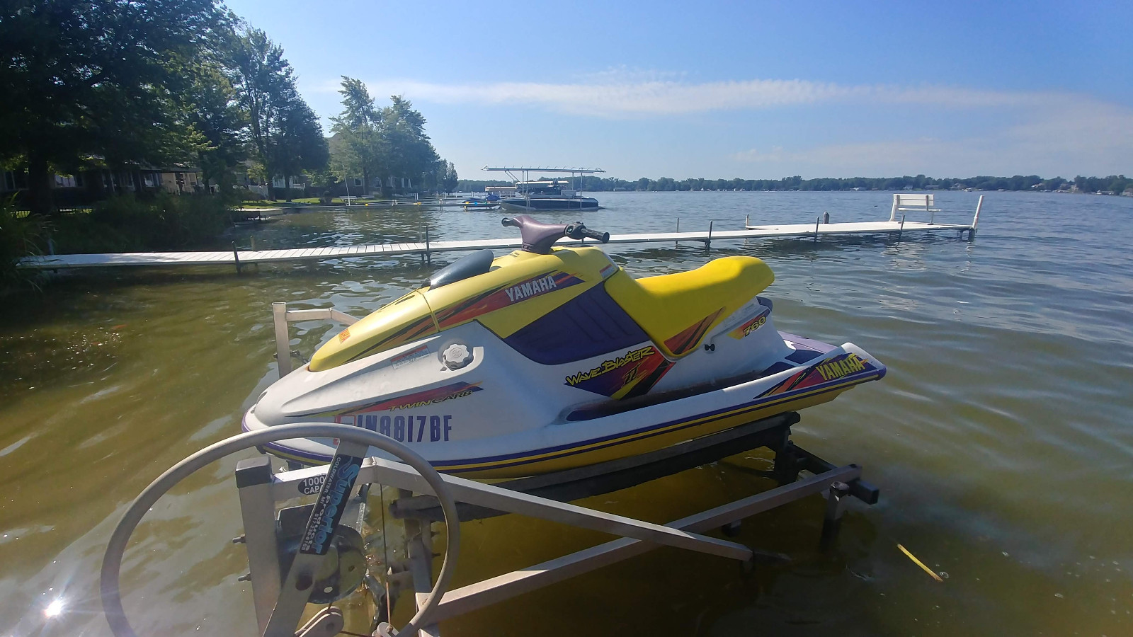 1996 yamaha wave blaster II- 760 cc jet ski wave runner seadoo