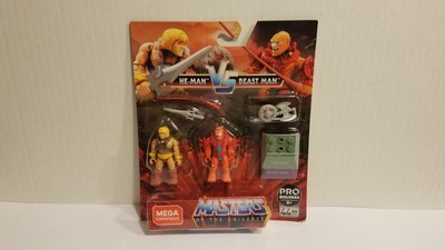 He-Man vs Beast Man Mega Construx MOTU Masters Of The Universe Figures Set New