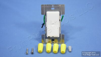 Leviton White Mural Decora Light Dimmer Switch Multi-Way 1000W Preset MRI10-1LW