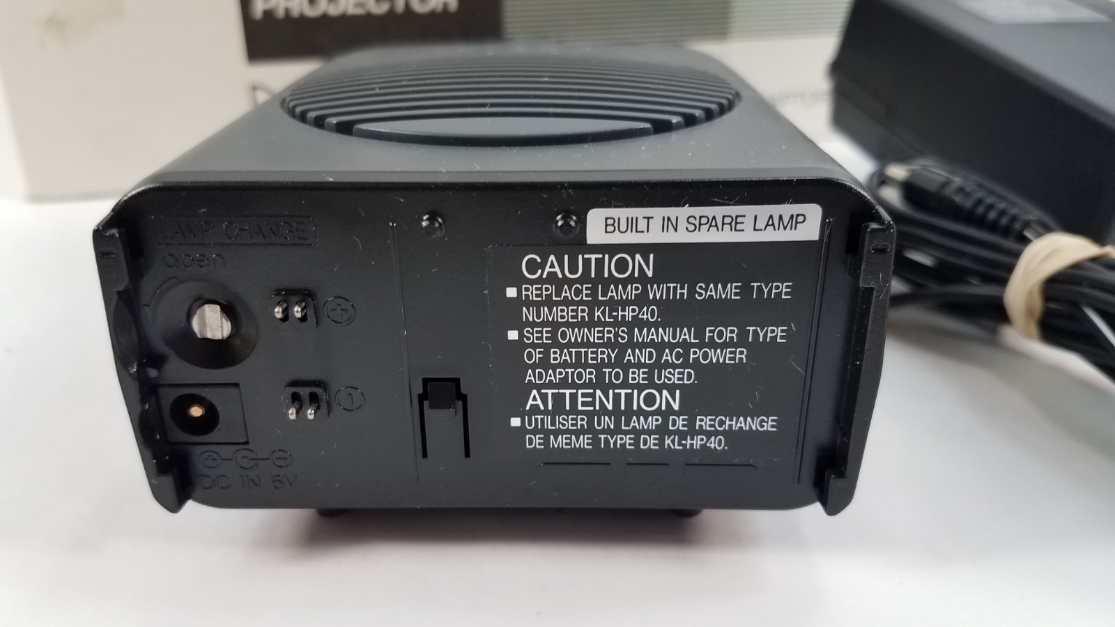 Fujix Handy Projector P-40U AC Power Adapter WORKS MINT CONDITION Original Box