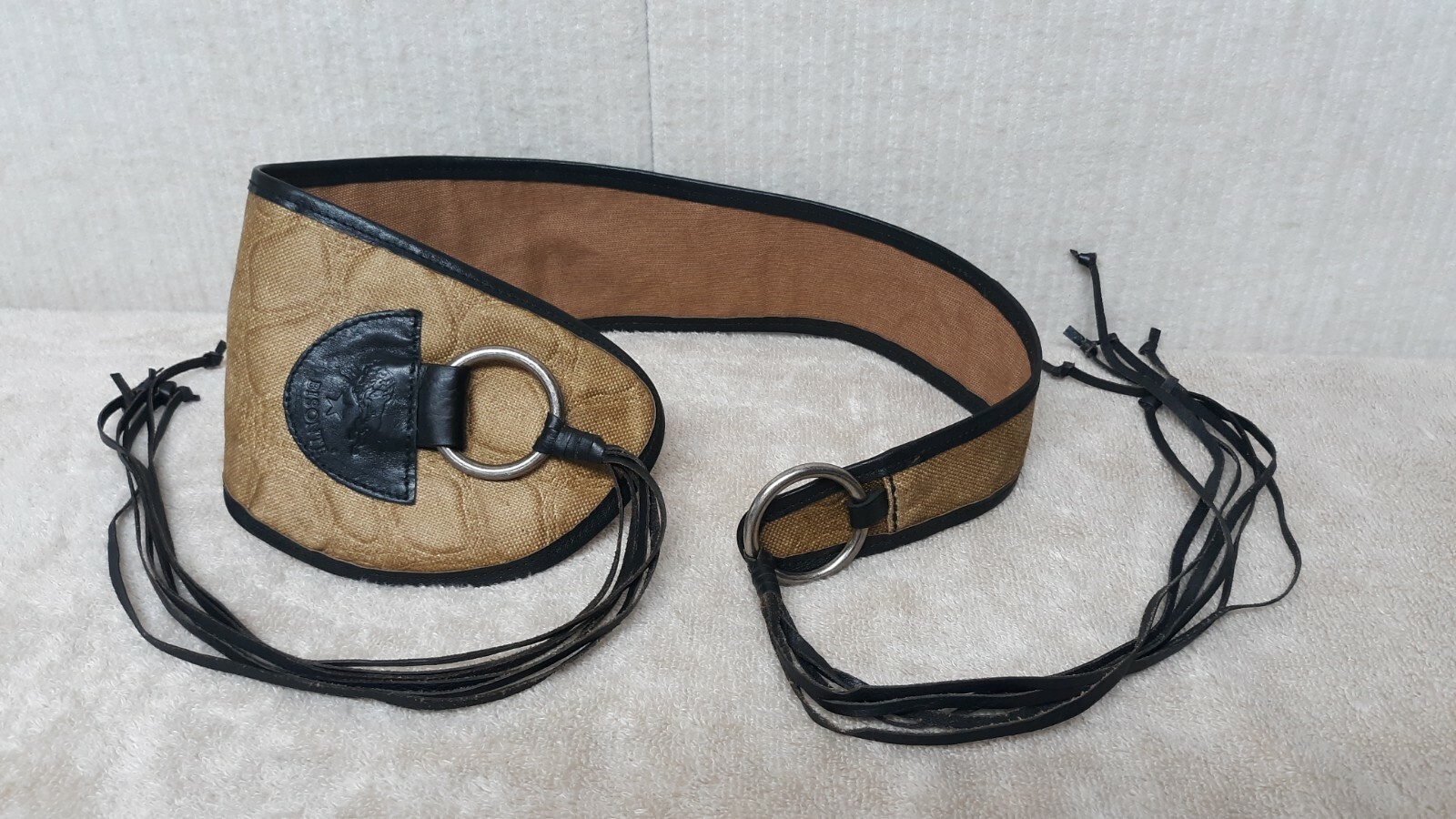 小物 IL BISONTE / leather american belt Belt in leather color black – Il Bisonte