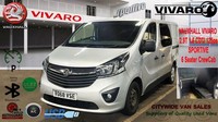 2018 Vauxhall Vivaro 2900 1.6CDTI BiTurbo 125PS Sportive H1 6 Seater D/Cab NO VA