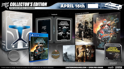 REPUBLIC COMMANDO STAR WARS Limited Run Collectors Edition PS4 Exclusive 