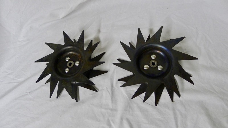 Pair of Mantis Tiller Aerator Attachments - Nice Shape!!