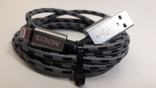 4 Pack Braided Fast Charge/Sync/Data/ Lightning USB Cable iPhone. 3' 6' 6' 10'