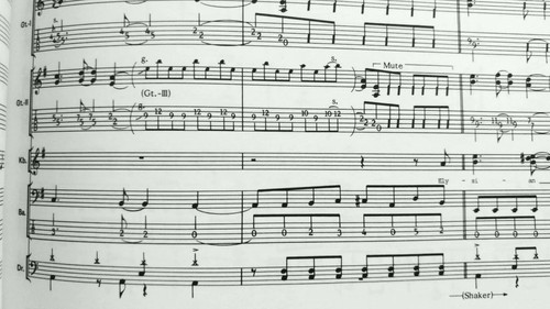 MEGADETH GUITAR TAB / MEGADETH BASS TAB / MEGADETH BAND SCORE / YOUTHANASIA