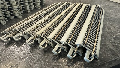 Bachmann E-Z Track HO Scale 9  Straight Gray 92123A6-2 - 8pc Lots!    