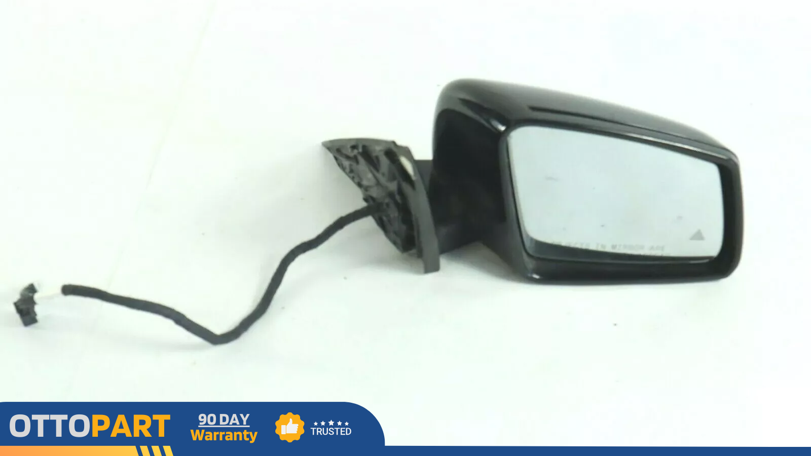 10-13 Mercedes W221 S550 S400 Right Side Rear View Door Mirror w/ Blind Spot OEM