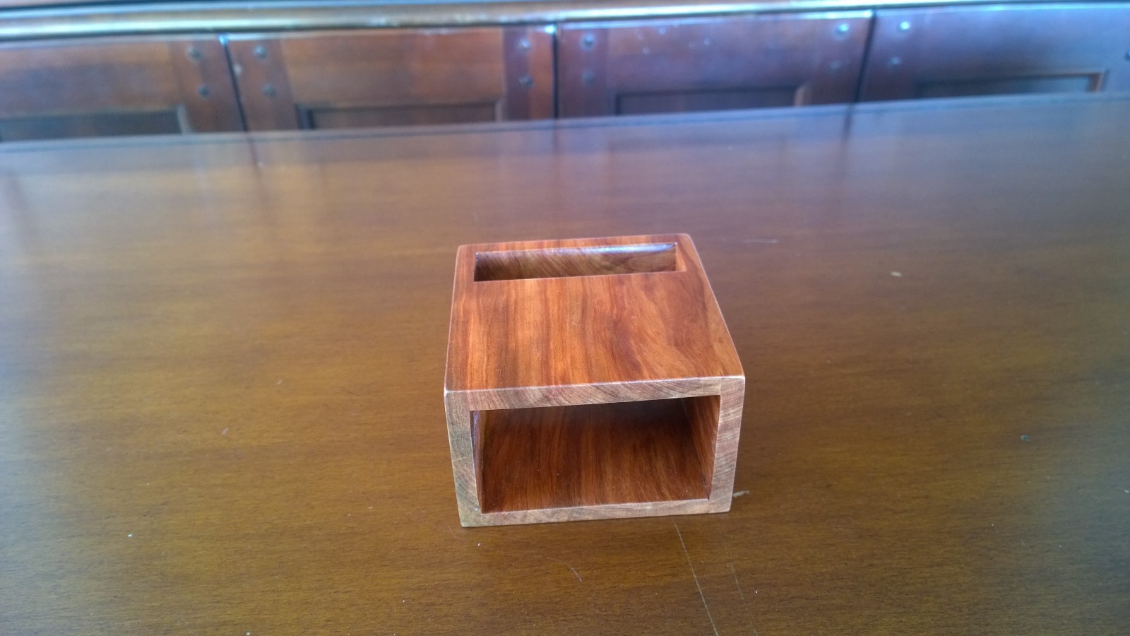 Handmade Exotic Redheart Cell Phone Amplifier, Acoustic Viewer