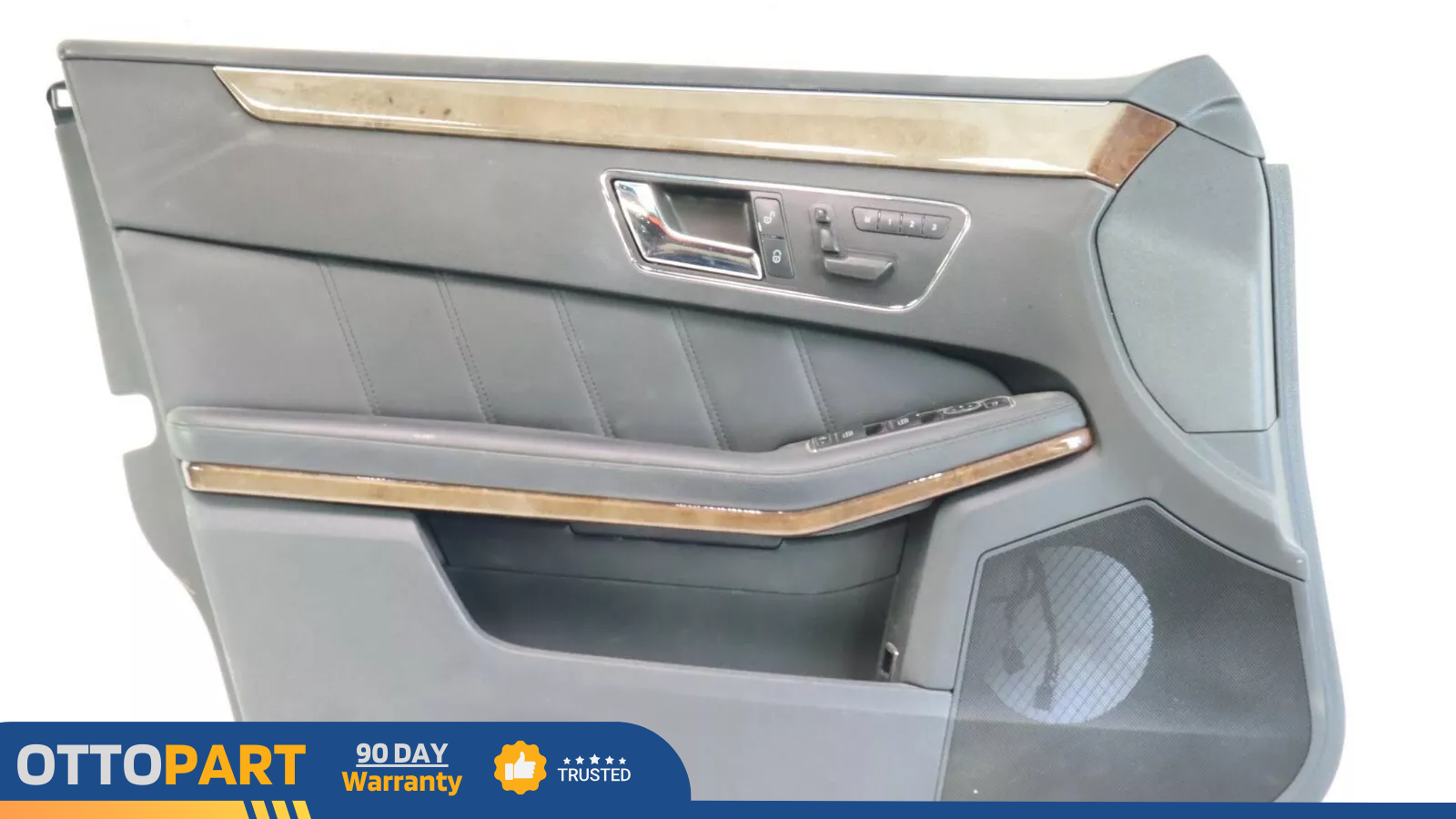 2010-13 Mercedes W212 E350 E550 Front Left Driver Interior Door Panel Black OEM