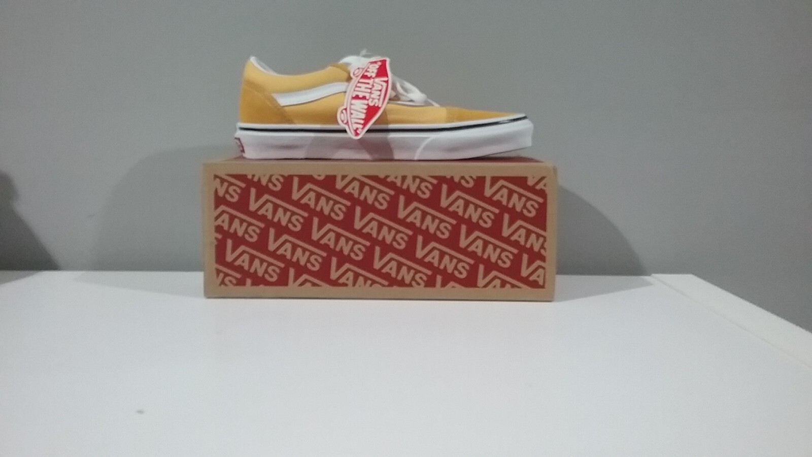 Vans Old Skool Flax Yellow Suede Women's Size 6-8.5 Skate Casual Shoes Sneakers