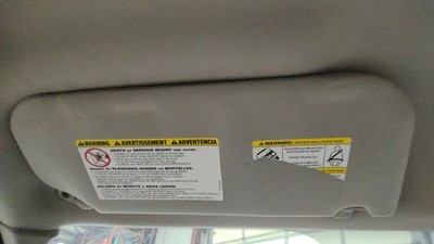 2008-2010 Ford SuperDuty LH Driver Side Interior Sun Visor Tan3S Sticker Peeling