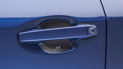 Genuine Subaru STi LOGO Door Handle cup Protector set J1210SJ500 Forester WRX