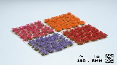 Gamers Grass	Garden Flowers Set New