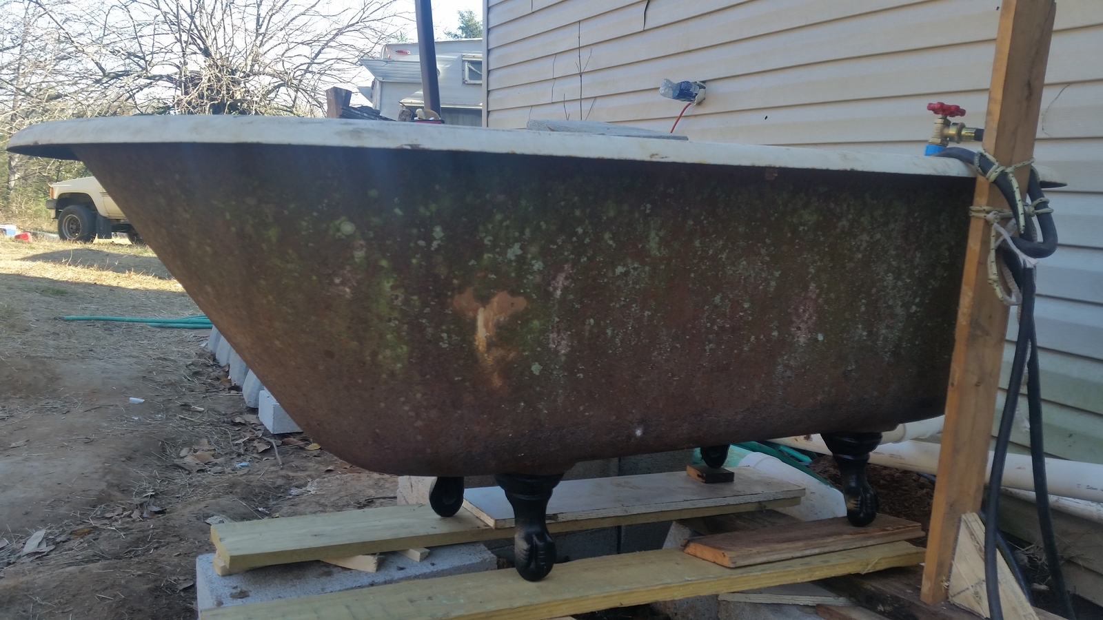 Set of 4 Cast Iron Antique Style Bath Tub Feet, CLAW FOOT Black eBay