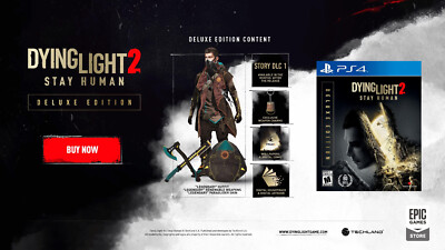 Dying Light 2 Stay Human *DELUXE EDITION* (PS4) New [ LAUNCH STEELBOOK ]
