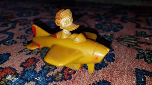 Orig 1950era MARX DONALD DUCK JET BOMBER Walt Disney Prod old friction toy