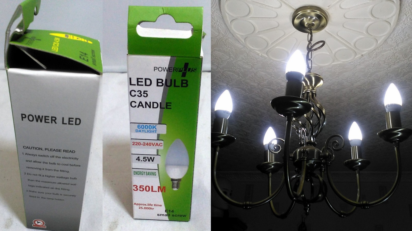 C35 Candle Light Bulb 6pcs E14 Small Screw Led Bright 4 5w Energy