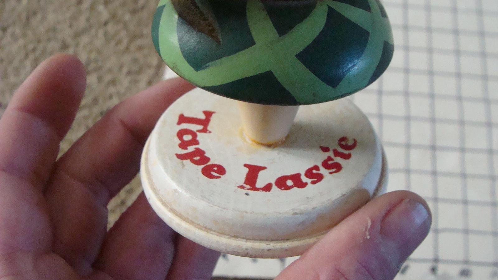 Vintage Wooden TAPE LASSIE for sewing??