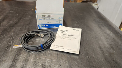 Omron E2E-X1C1 Proximity Switch Sensor 12-24VDC, 2m Length. NEW IN BOX