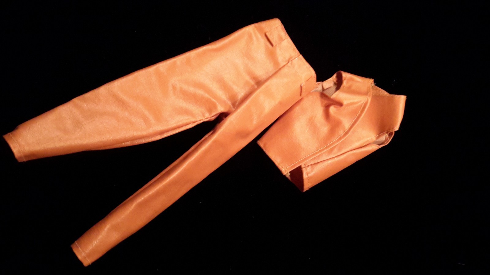1960's Vintage Ken Doll Vinyl pants and vest