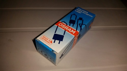 3 Osram 6V 20W ESB lamps for Nikon Eclipse 100 / 200, Labophot I / II, Alphaphot