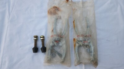 Lot of 2 De-Sta Co. No  441 Pliers with Rubber Pads and Extra Bolts