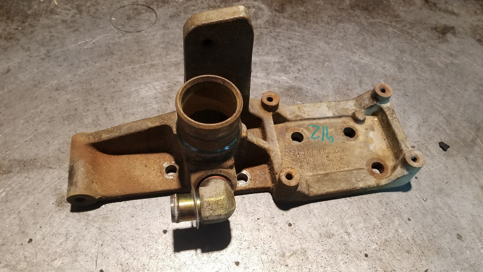 03-07 Dodge Ram Cummins 5.9L Engine Bracket 3974354 Ac compressor bracket - Picture 3 of 6