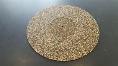 Turntable Vinyl Record Player Mat Cork Rubber  Anti Slip Anitstatic 3mm Thick