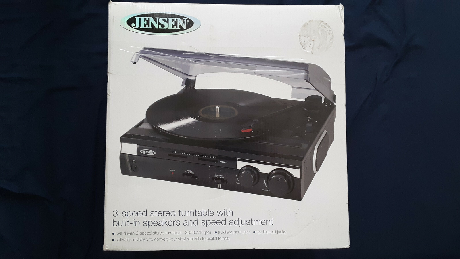 Jensen JTA230 3 Speed Stereo Turntable with SpeakersのeBay公認海外通販｜セカイモン