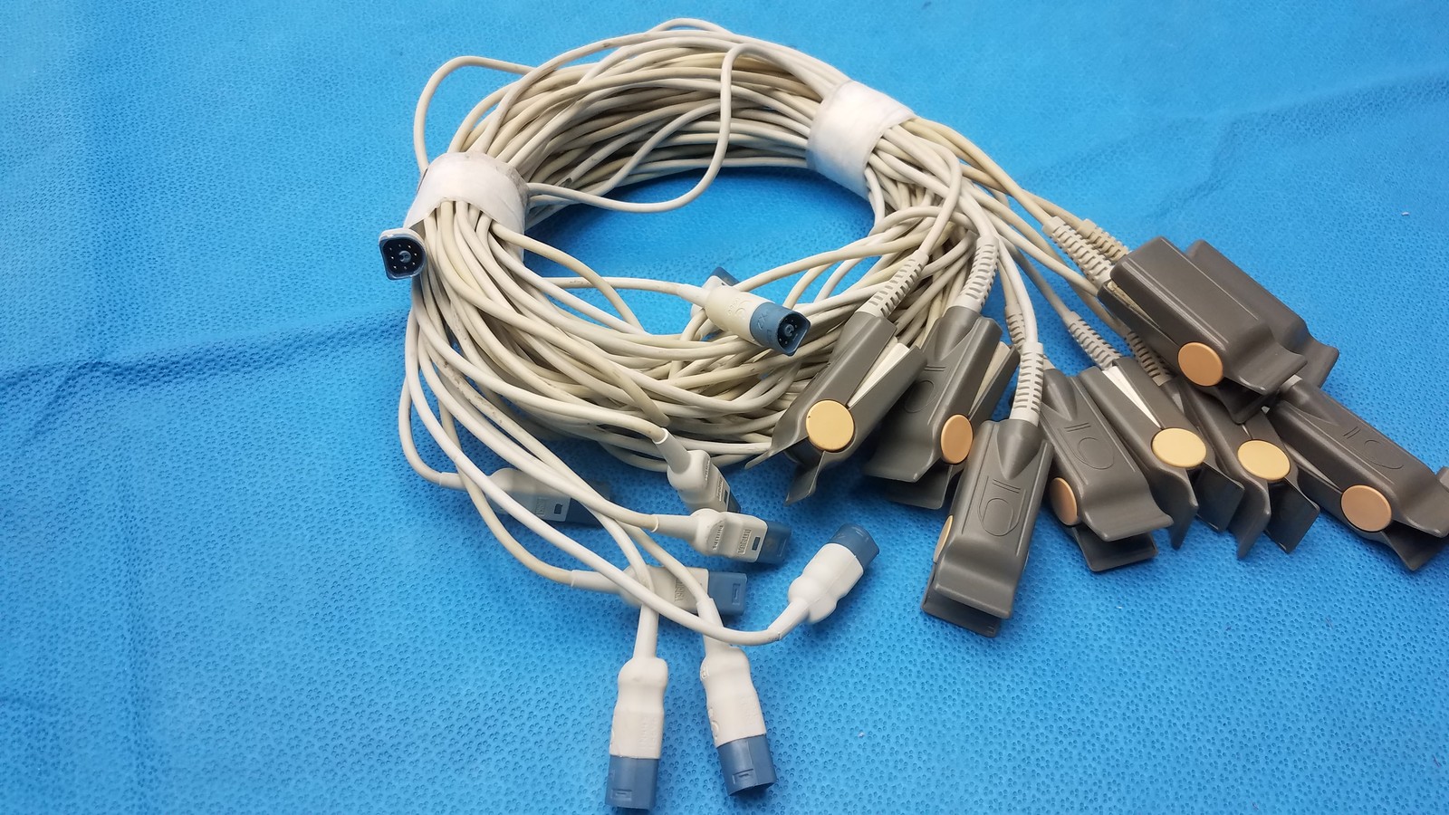 Lot of 10 Philips M1196A SpO2 Adult Finger Clip Sensor