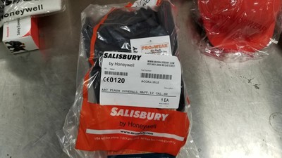 Salisbury SKCA11S-1200 Size S Navy Blue 12.0 Cal/Cm2 Arc Flash Protection Kit