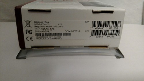 Seagate 4TB Backup Plus Portable Hard Drive - STDR4000100 - Black