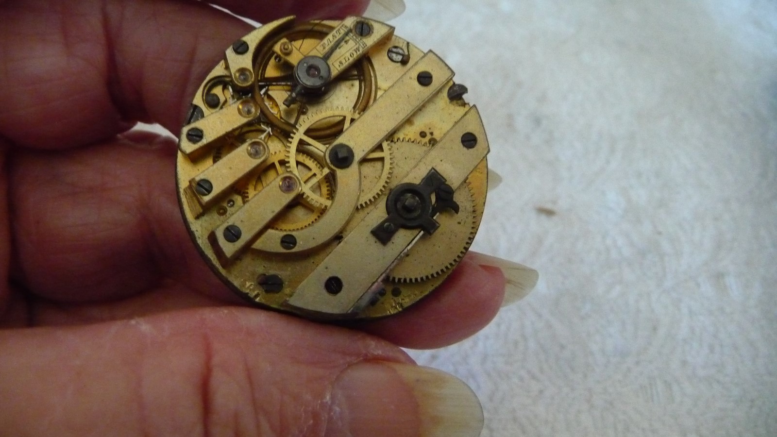 #12/3/R Antique POCKET WATCH   PARTS  NO MAKER