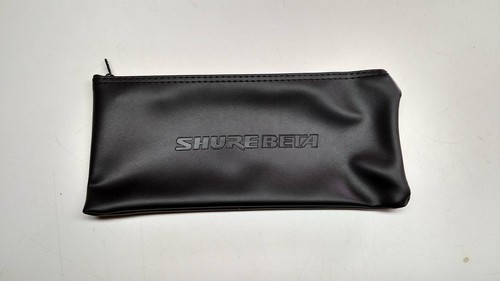Black Leather Shure Mic Protective Storage Bags Pouches for Beta 87A 58A 57A