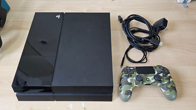 Sony PlayStation 4 Console with Genuine Controller and Cables Firmware 11.00 PPW