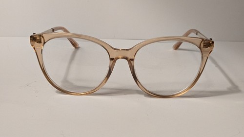 Amelia E Tricia 35-001027 Beige Eyeglasses Frames 53-17-145 Case