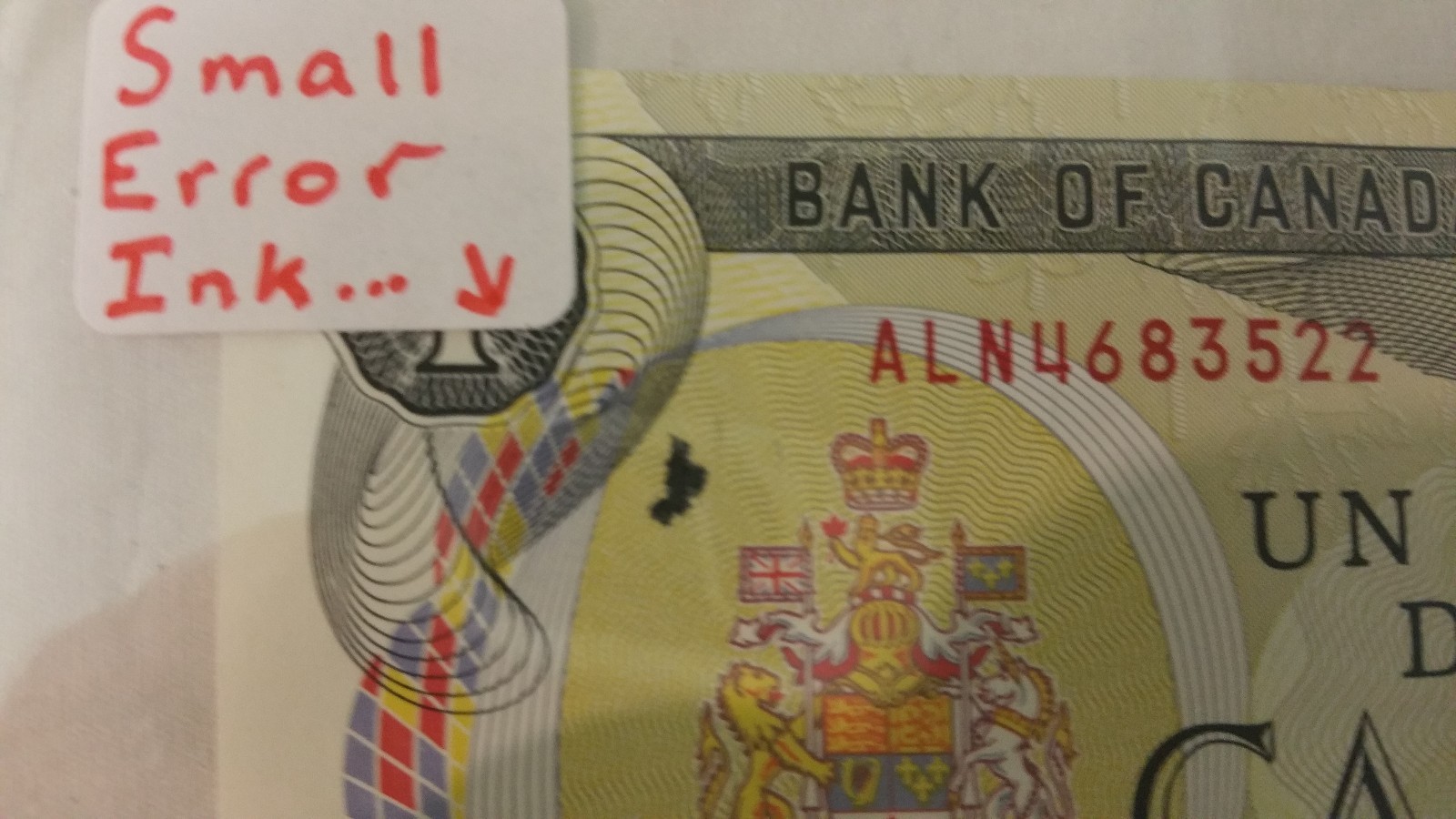 5 consecutive 1973 CANADA  1 DOLLAR BILLS NOTES NICE CRISP UNC prefix ALN