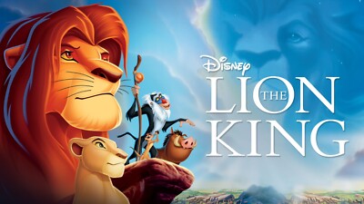 1994 Walt Disneys The Lion King Movie Poster 11X17 Simba King Mufasa Scar   