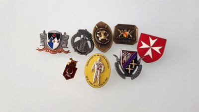 Pins Lot-Set of 8 soft cloizsonne pins, cute badges-FREE SHIPPING
